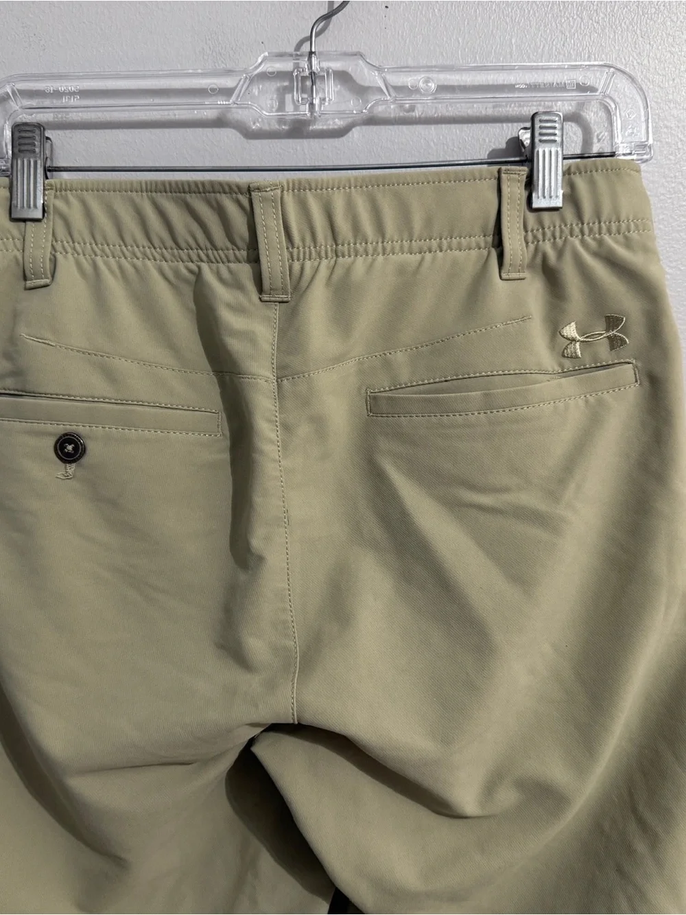 Under Armour Pants Mens 30 Tapered Match Play Golf Tan Performance Comfort